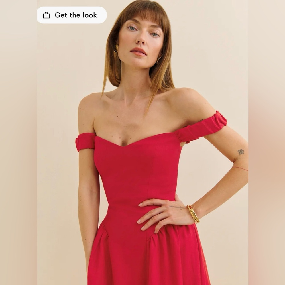 Reformation Petites Monet Linen Dress - Picture 6 of 15